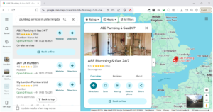 Google Business Profile example for small business — Vabe Digital